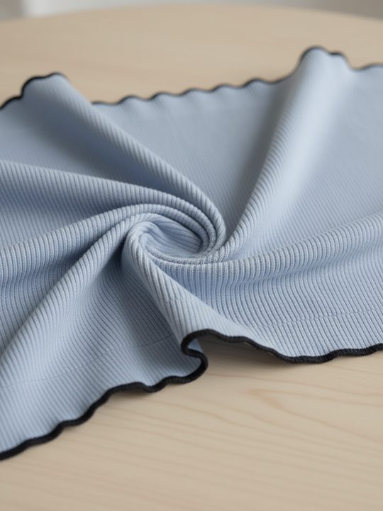 Italian Romantic Cotton Yarn Knitted Short