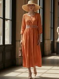 Women's Elegant Cotton-linen Blend